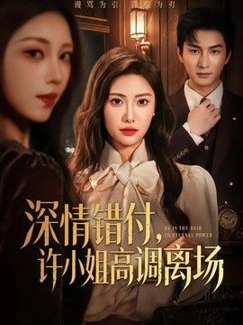 深情錯付，許小姐高調離場海報